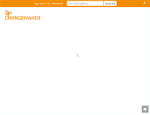 Tablet Screenshot of changemakerintl.com
